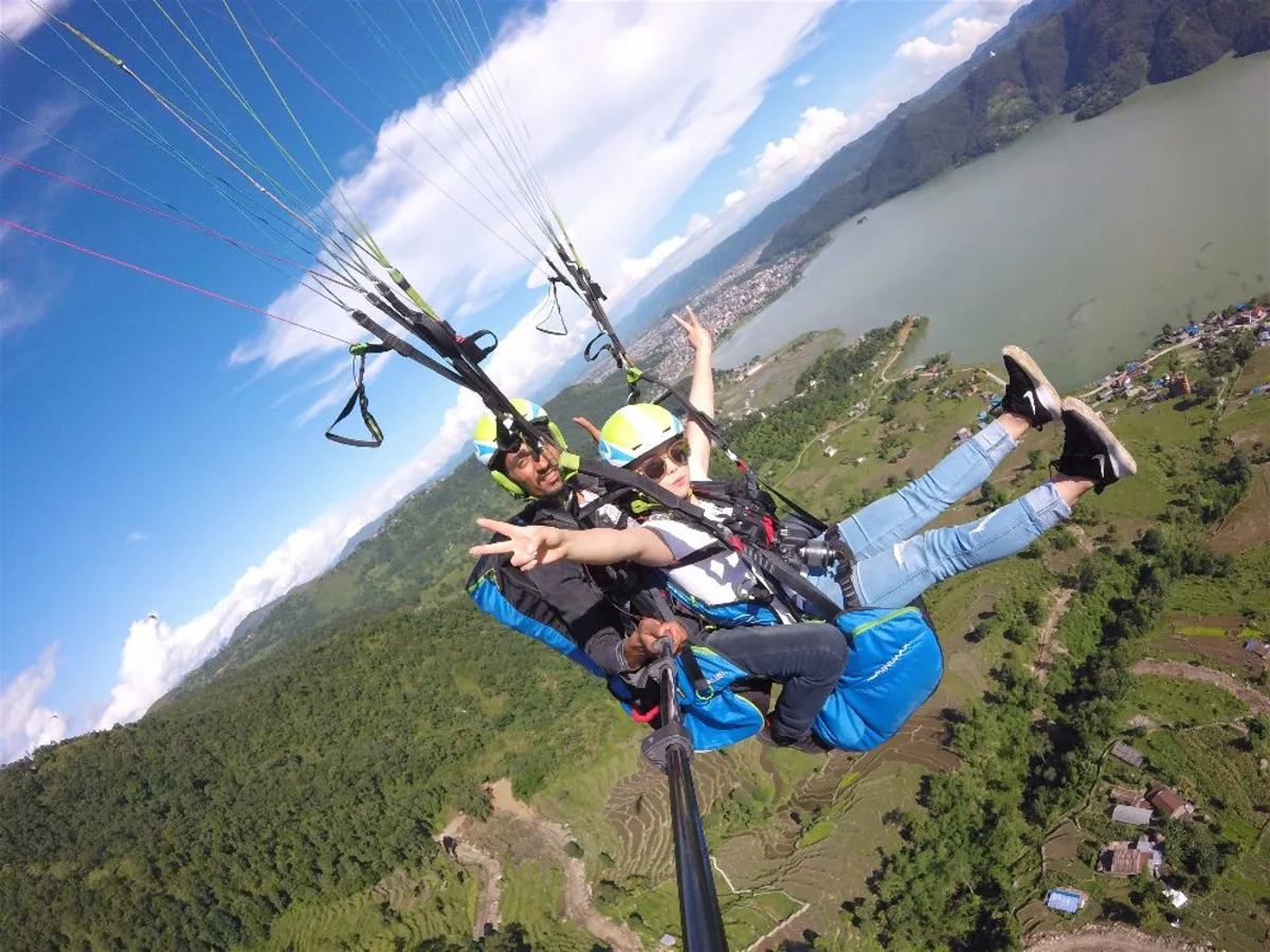Paragliding in Pokhara0